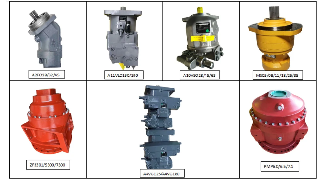 Sauer PV 90p 90r 90L 90p55 90p75 90r75 90r100 90r130 90r180 90r250 Rotary Group Cylinder Block Pistons Valve Plate Shaft Hydraulic Plunger Pump Parts